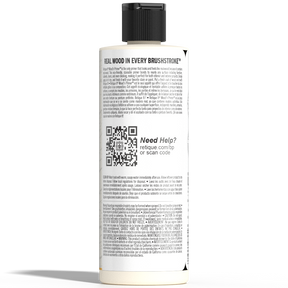 Back view of Retique It® Liquid Wood Wood'n Primer in Bleached Wood, 8 fl oz, showing the primer's application on a wood surface