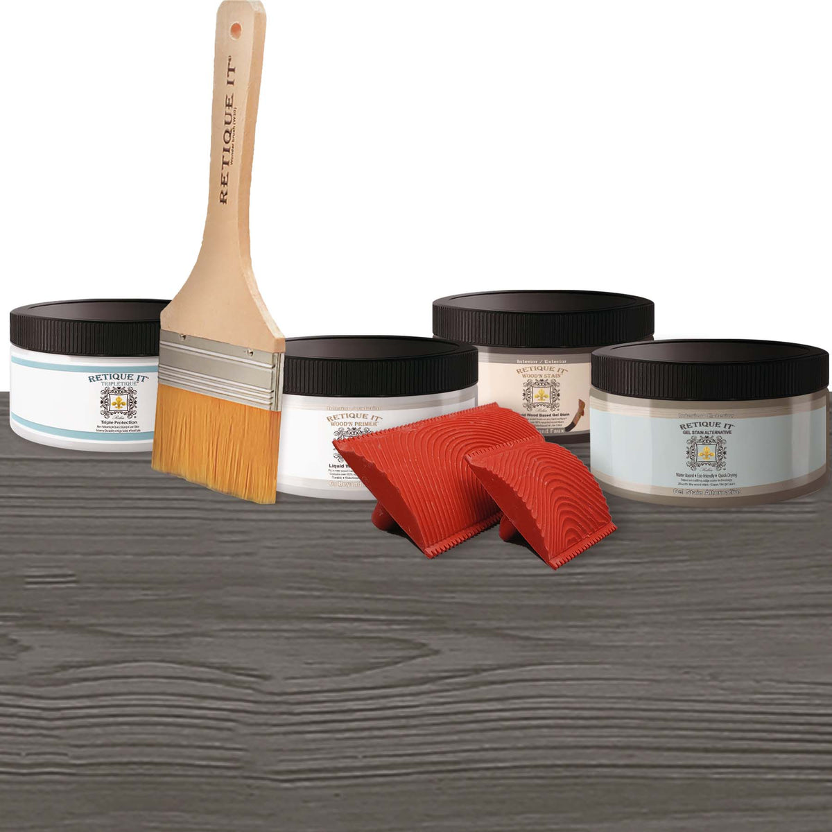 Tabletop Wood'n Finish Kit - Harbor Gray