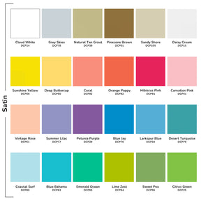 DecoArt Pastel Patio Paint outdoor paint set with 24 vibrant pastel colors for outdoor projects and decoration.