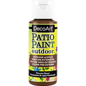DecoArt Vintage Rose Patio Paint outdoor acrylic paint in 2 oz bottle for garden furniture and outdoor decor.