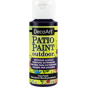 DecoArt Vintage Rose Patio Paint outdoor acrylic paint in a 2 oz bottle for patio and outdoor surface decoration.