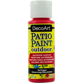 DecoArt Vintage Rose Patio Paint outdoor acrylic paint in 2 oz bottle for patio furniture and outdoor decor.
