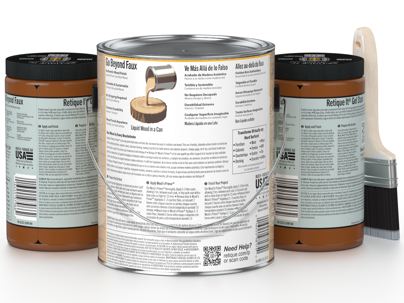 Multi-purpose Smooth Finish Kit (4x Lg) - Cherry