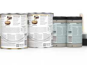 Retique It® Wood'n Finish Kit with four weathered wood color samples, showcasing natural wood finishing options and textures.