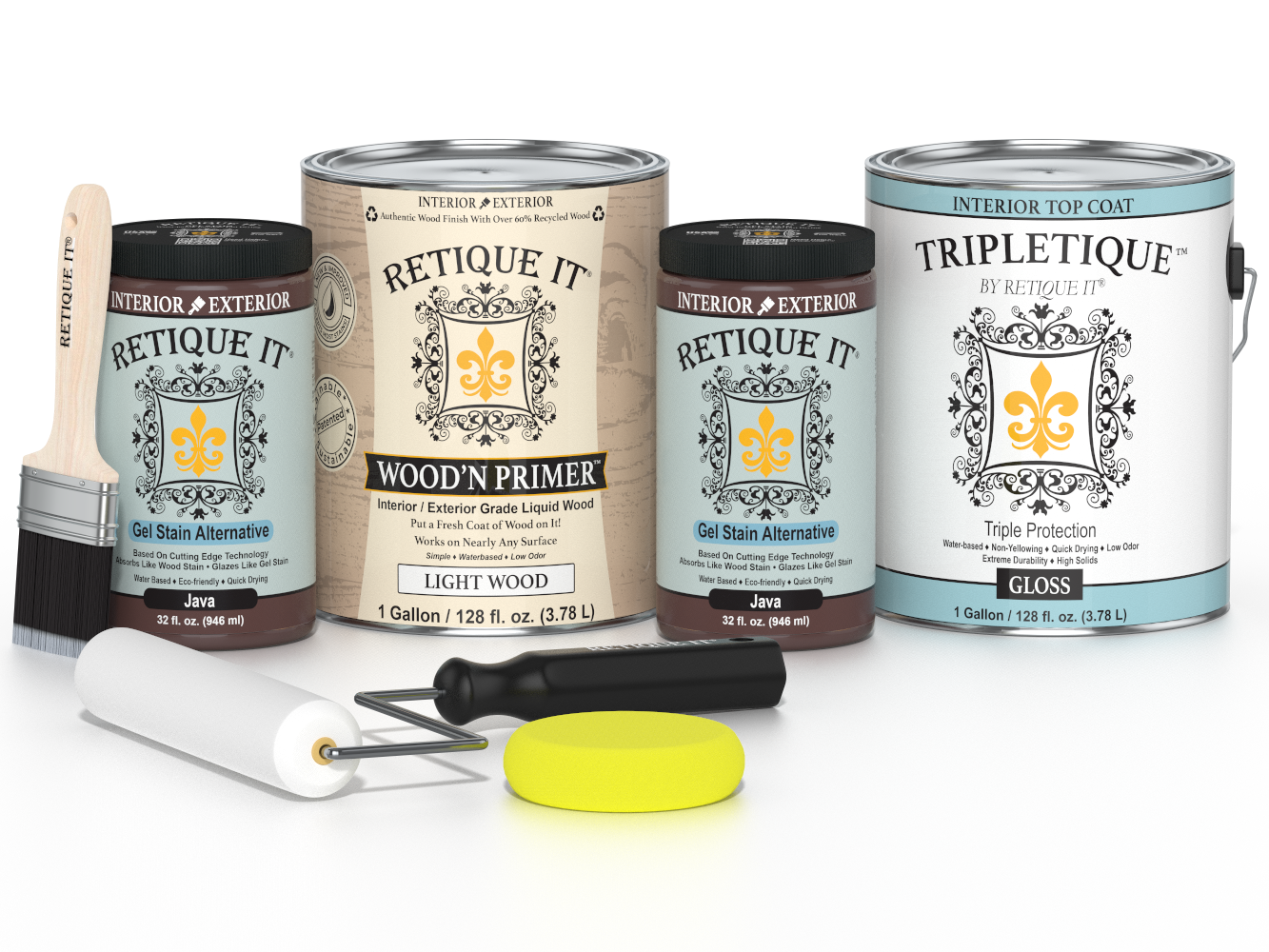 Multi-purpose Smooth Finish Kit (4x Lg) - Java - Interior Top Coat