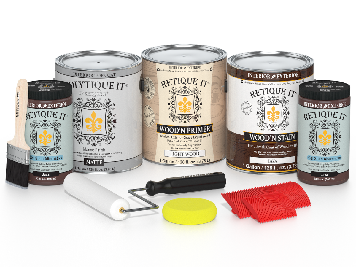 Multi-purpose Wood'n Kit (4x Lg) - Java - Exterior Top Coat