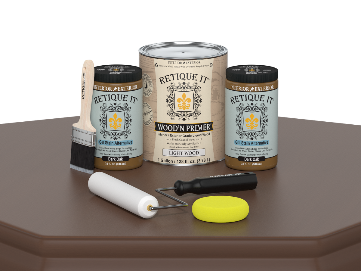 Multi-purpose Smooth Wood'n Finish Kit (4x Lg) - Dark Oak