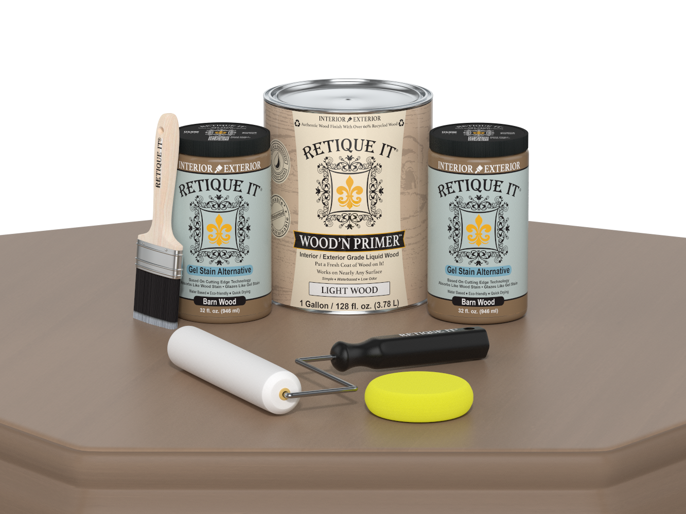 Multi-purpose Smooth Finish Kit (4x Lg) - Barn Wood