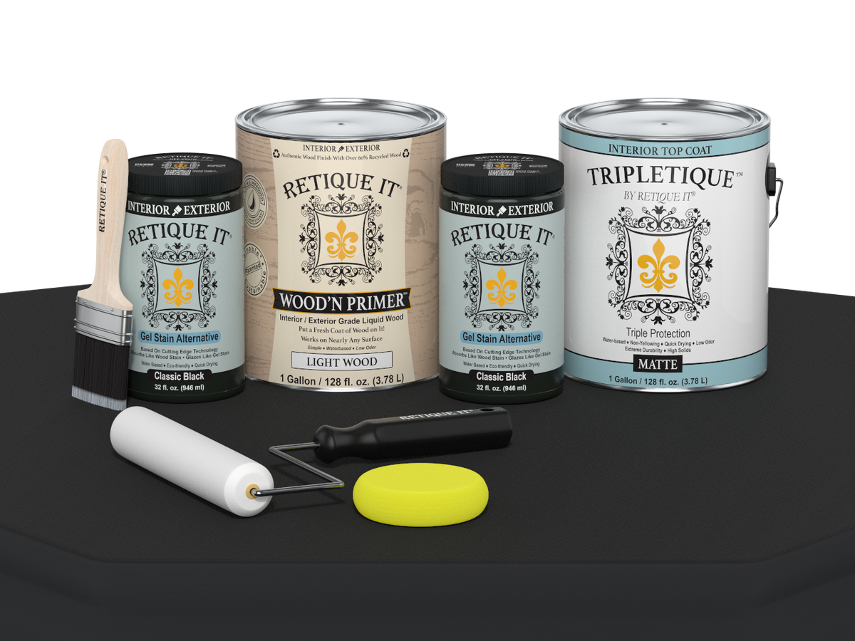 Multi-purpose Smooth Finish Kit (4x Lg) - Classic Black - Interior Top Coat