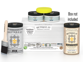 Multi-purpose Smooth Finish Kit (Large) - White Wash - Exterior Top Coat