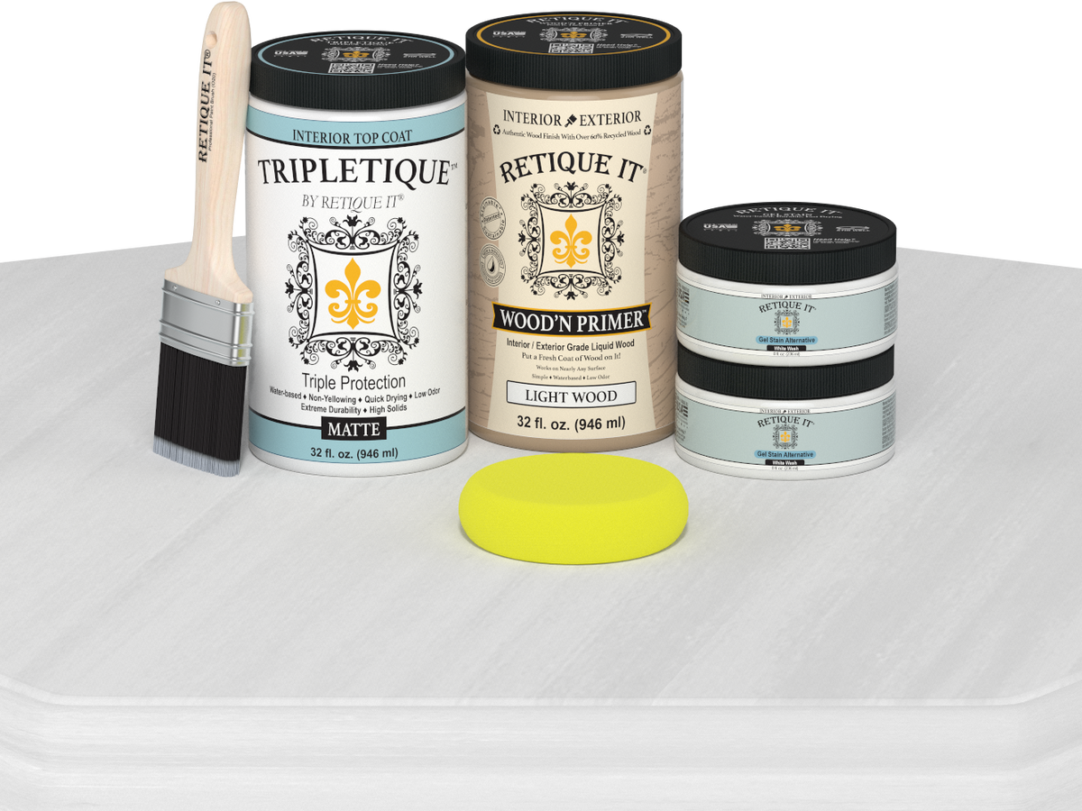 Multi-purpose Smooth Finish Kit (Large) - White Wash - Exterior Top Coat