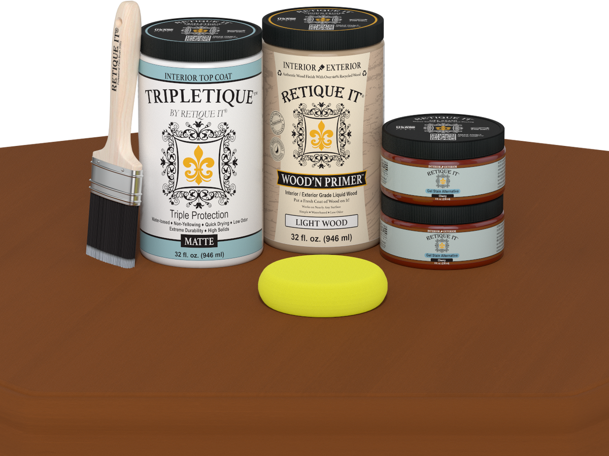 Multi-purpose Smooth Finish Kit (Large) - Cherry - Exterior Top Coat