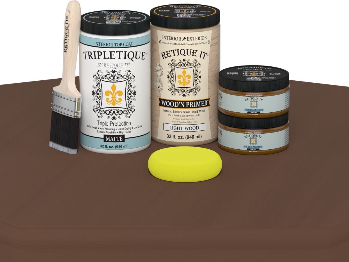 Multi-purpose Smooth Finish Kit (Large) - Dark Oak - Exterior Top Coat