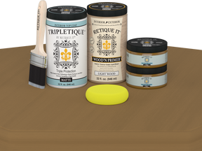 Multi-purpose Smooth Finish Kit (Large) - Pecan - Exterior Top Coat