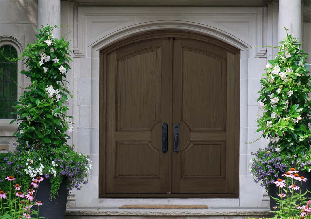 Wood'n Finish Front Door Kit (Double) - Charcoal