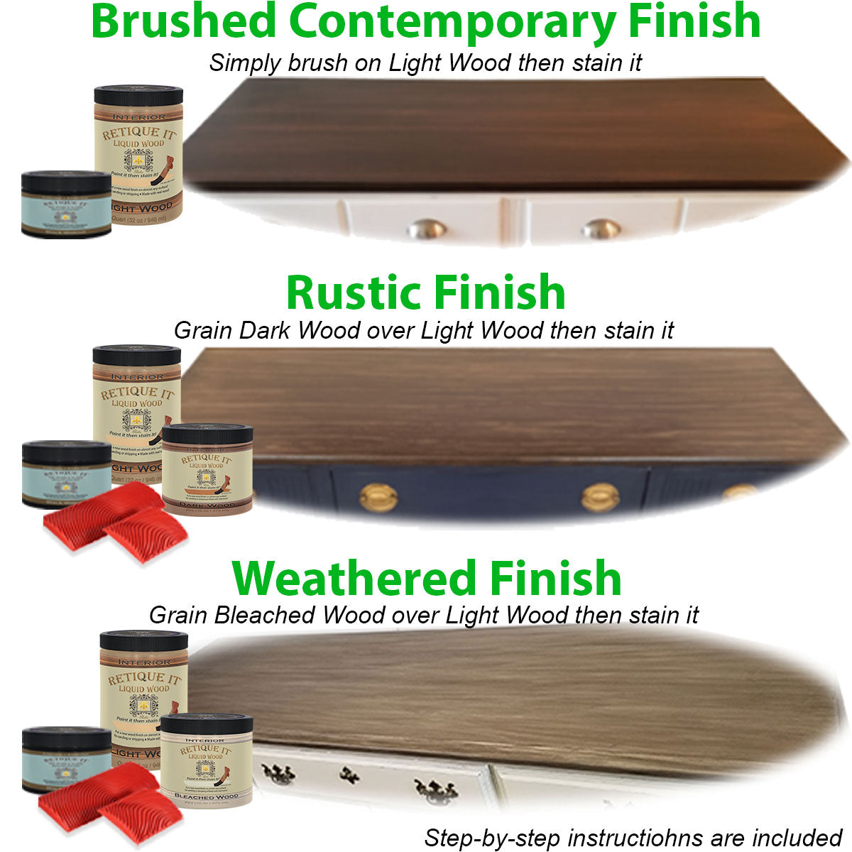 Rustic Finish Kit - Charcoal