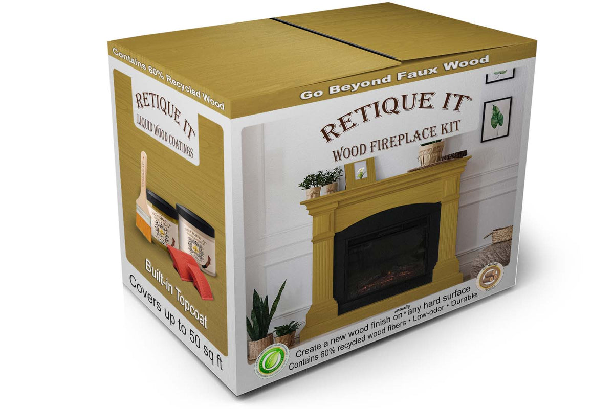 Fireplace Wood'n Finish Kit (Full Fireplace) - Old Oak