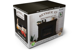 Fireplace Wood'n Finish Kit (Full Fireplace) - Classic Black