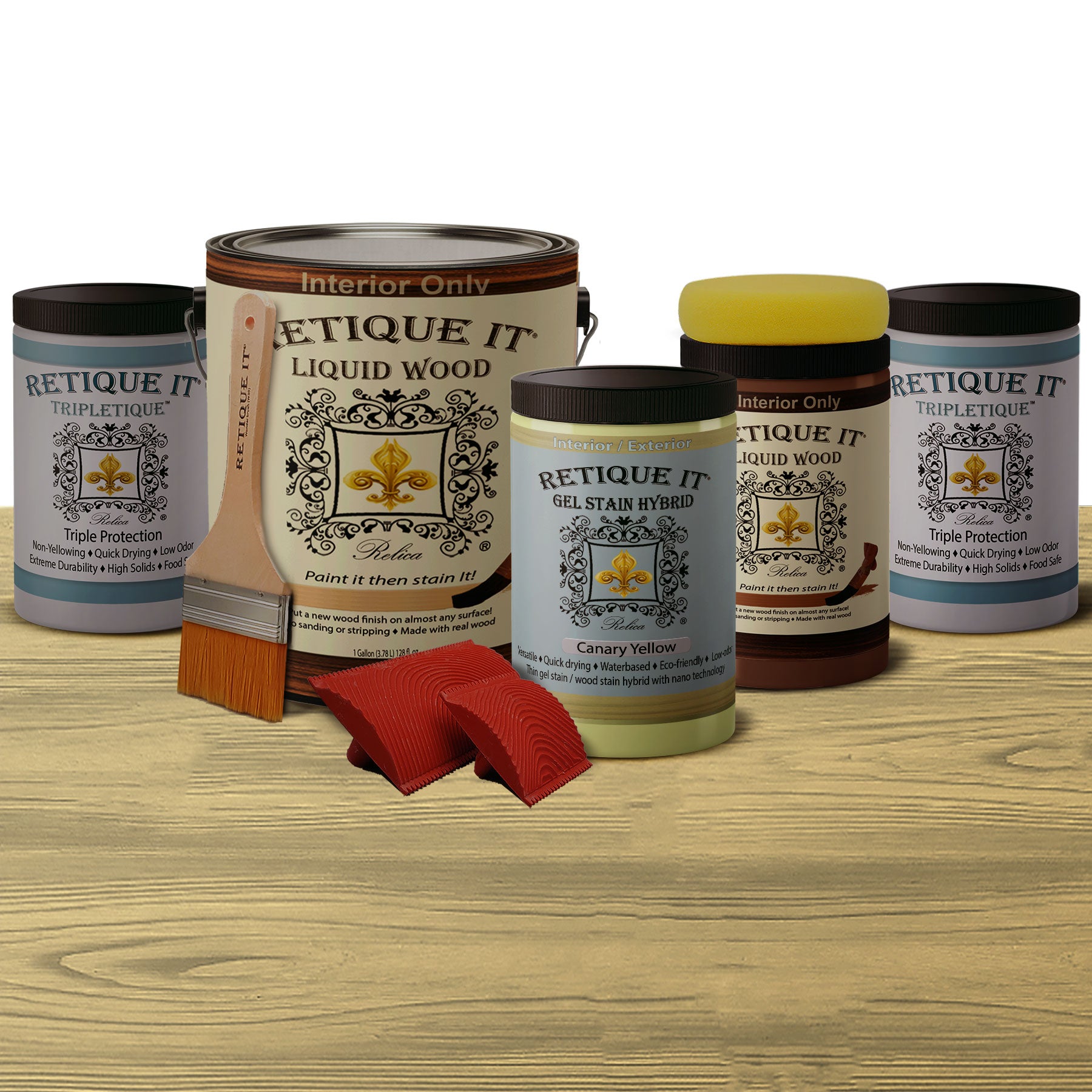 Rustic Finish Kit - Canary Yellow