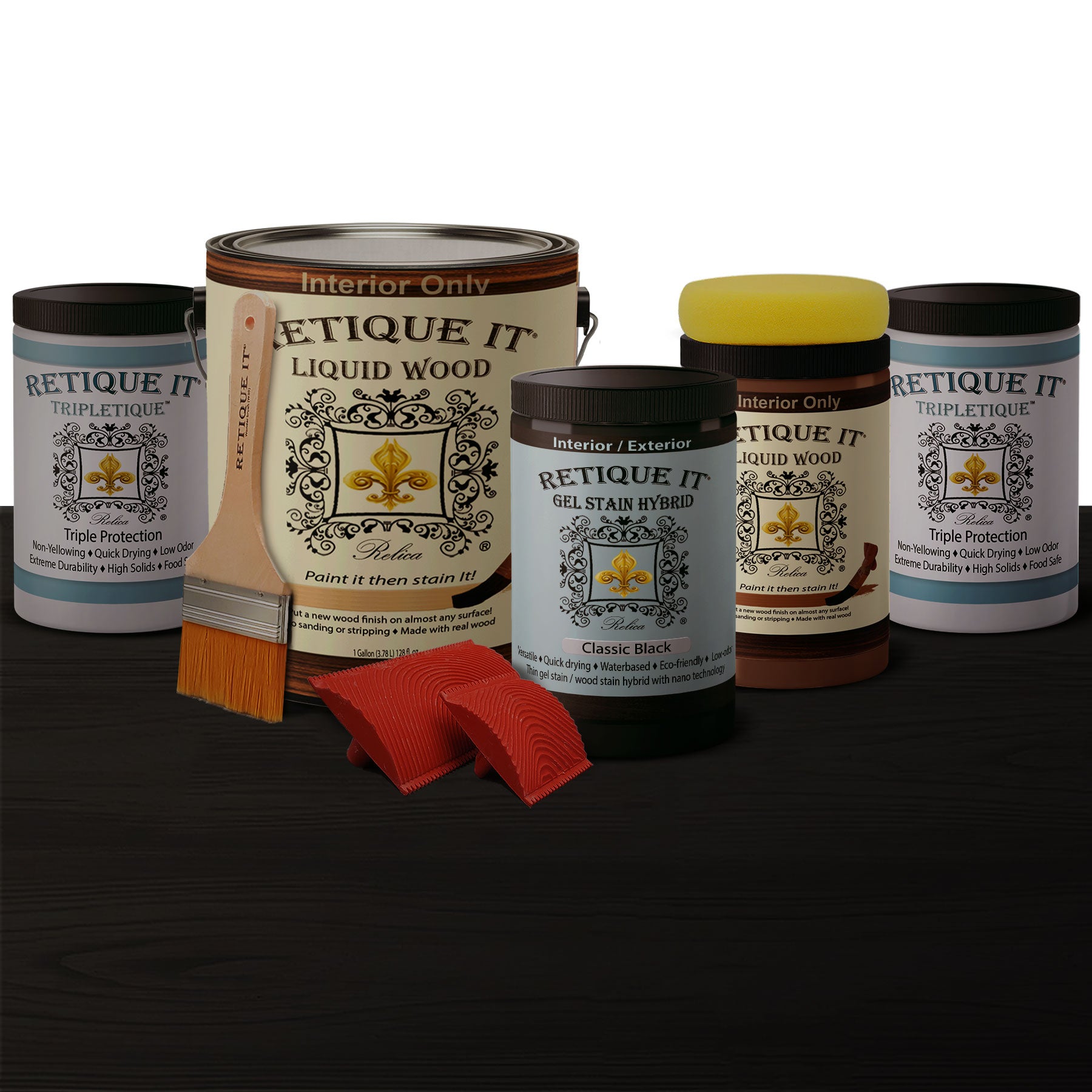 Rustic Finish Kit - Charcoal