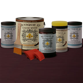 Weathered Finish Kit - Dark Cherry