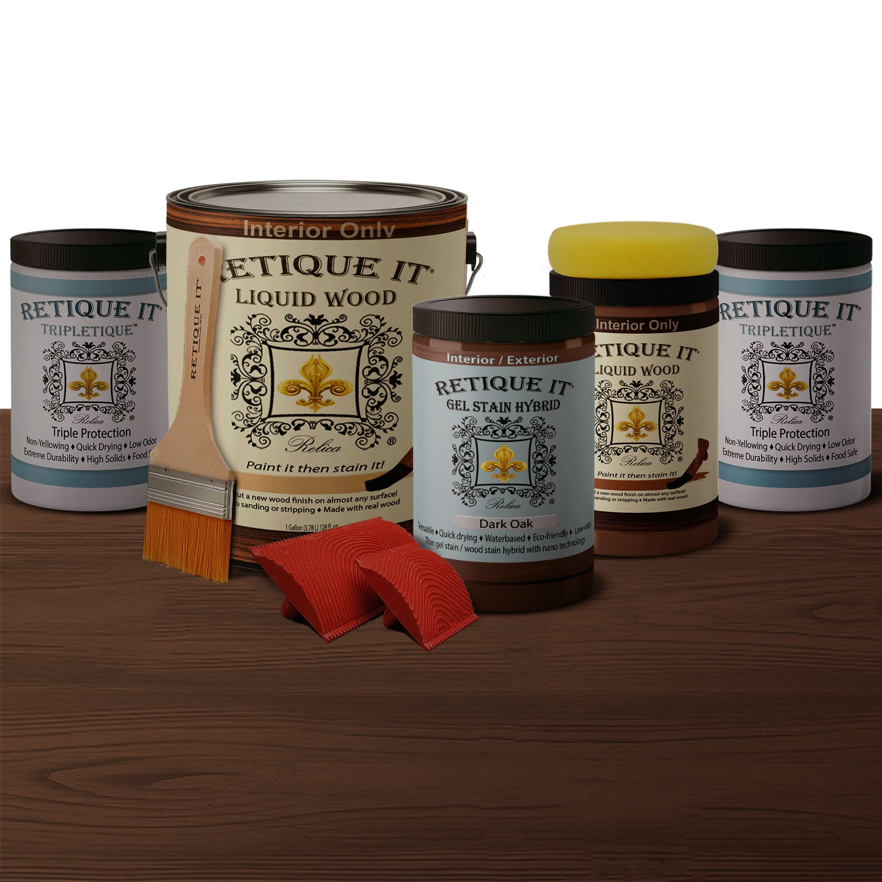 Rustic Finish Kit - Dark Oak