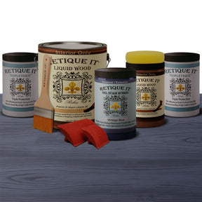 Rustic Finish Kit - Vintage Blue
