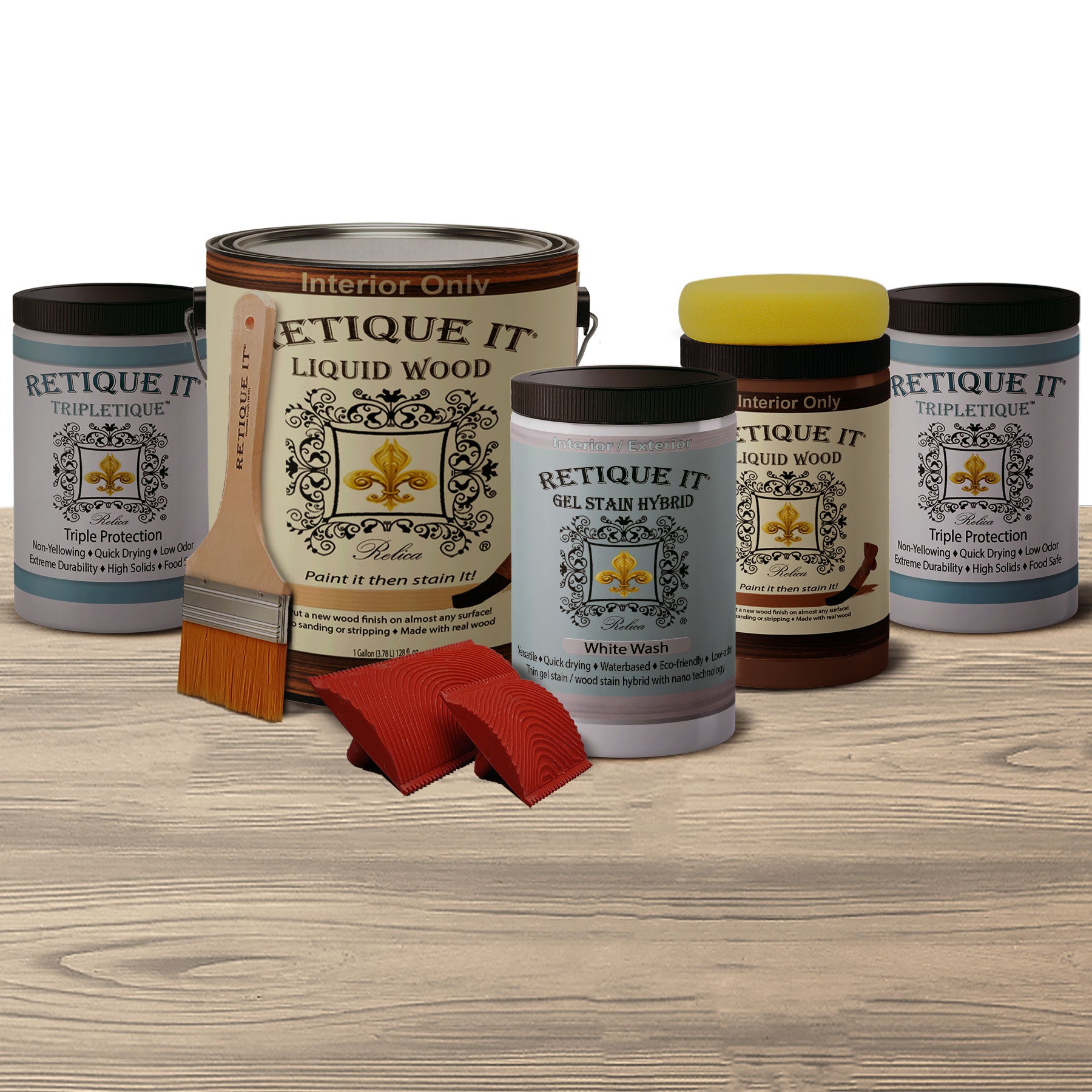 Rustic Finish Kit - White Wash