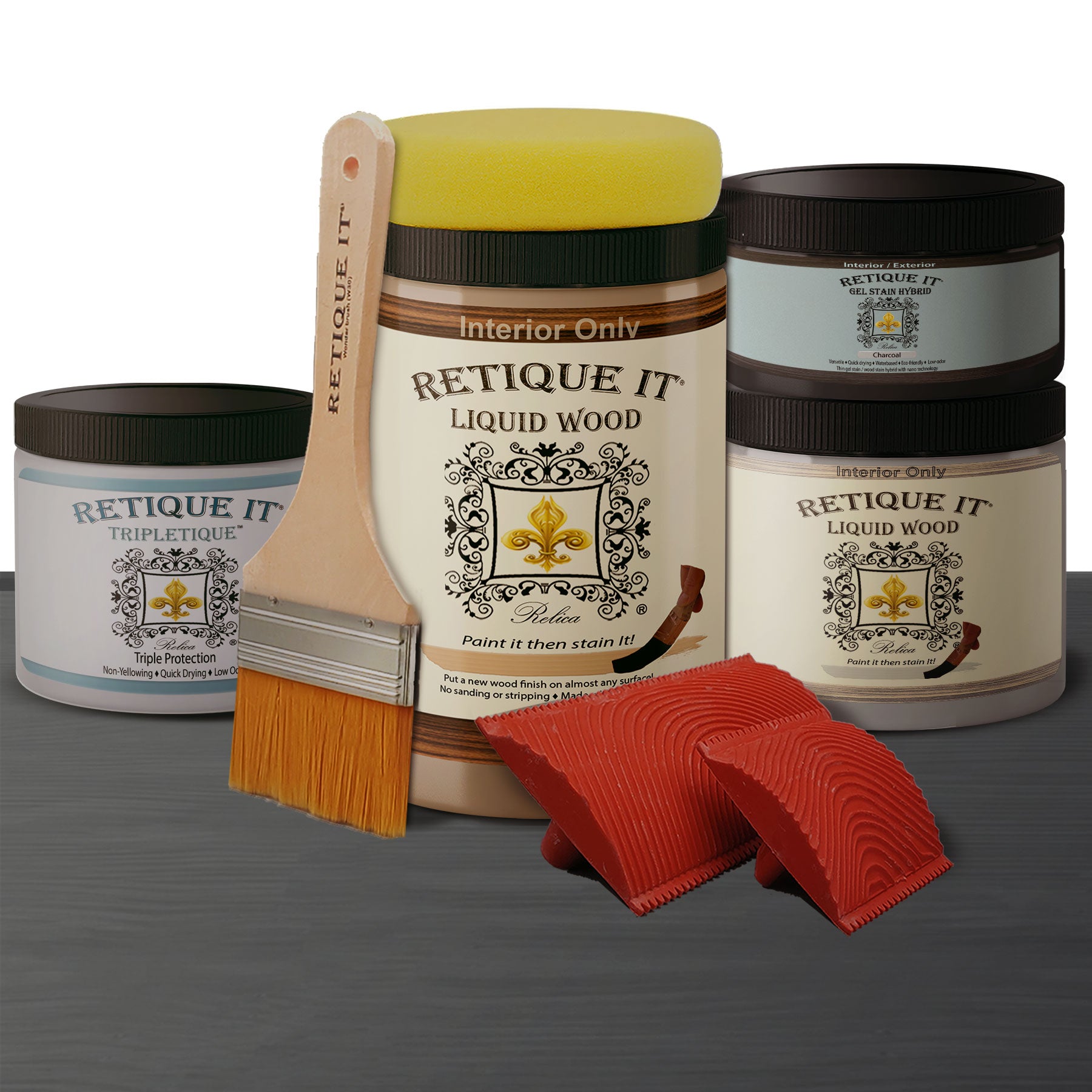 Weathered Finish Kit - Charcoal