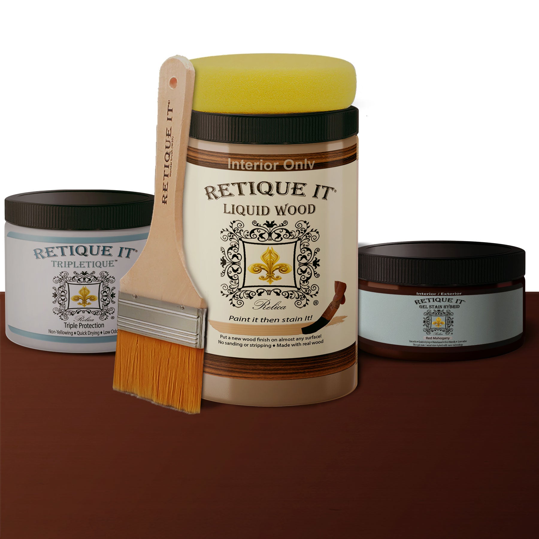 Smooth Finish Kit - Red Mahogany