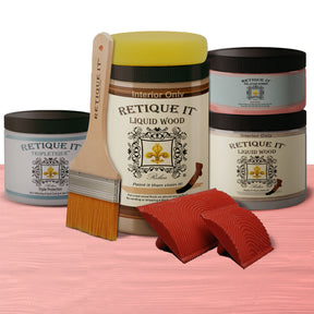Weathered Finish Kit - Rose Wood