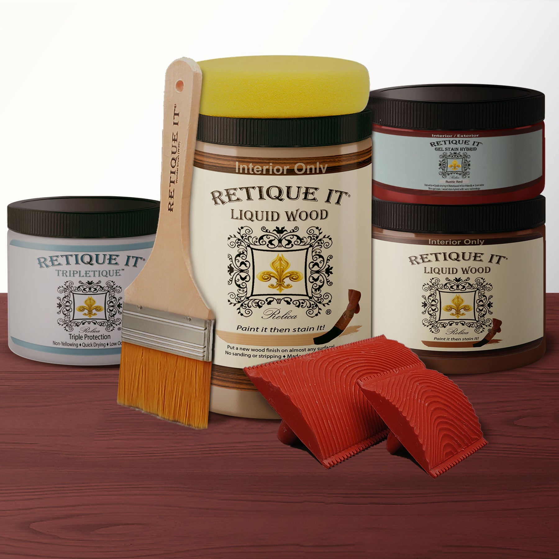 Rustic Finish Kit - Rustic Red