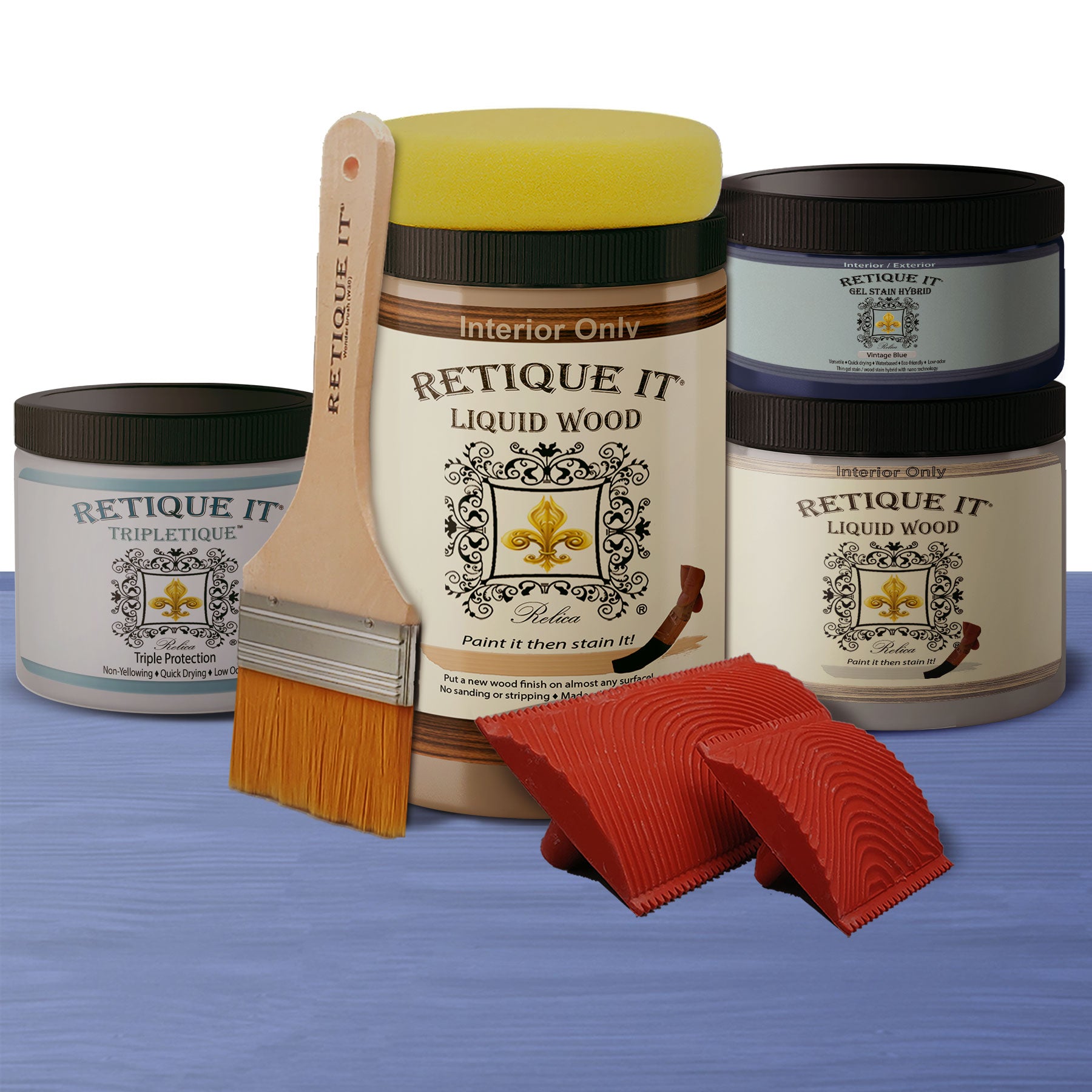 Weathered Finish Kit - Vintage Blue